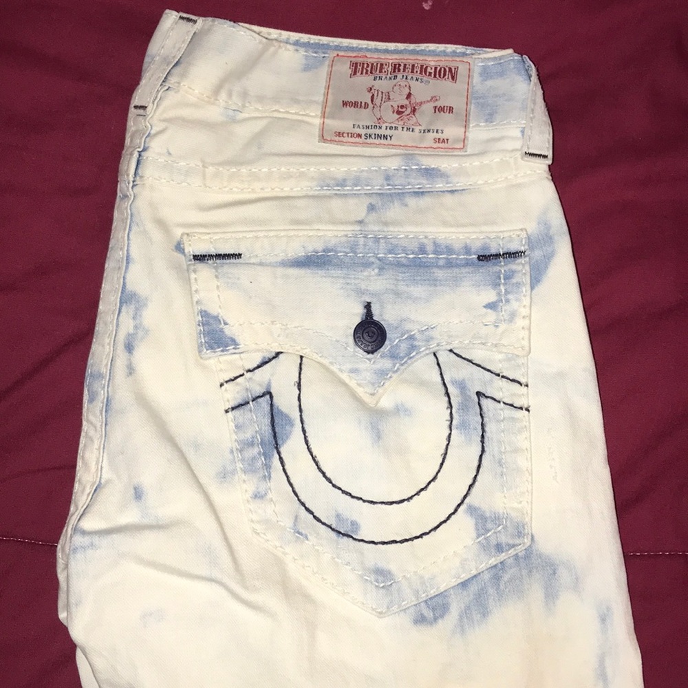 True religion ripped jeans